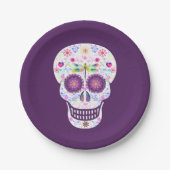 ドラゴンフライSUgarスカル紙プレート ペーパープレート (正面)