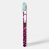 ドラゴンフライwパープルディナープレートダリアフラワーズ Case-Mate iPhoneケース (裏面 / 左)