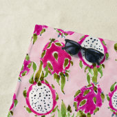 ドラゴンフラティピンクピタヤ ビーチタオル (インサイチュ)