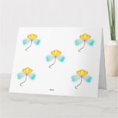 ドラゴンフラワー カード (裏面)