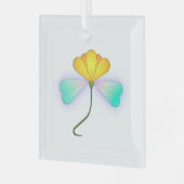 ドラゴンフラワー ガラスオーナメント (正面左)