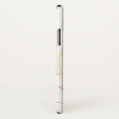 ドラゴンフルーツとピンクのラン熱帯書道 Case-Mate iPhoneケース (裏面/右)