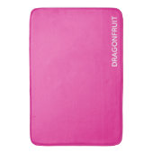 ドラゴンフルーツのピンク色の名前 バスマット (正面縦)