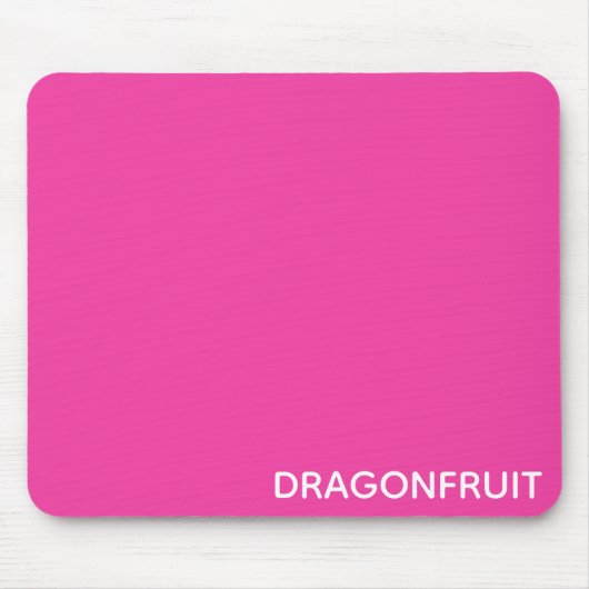 ドラゴンフルーツのピンク色の名前 マウスパッド (正面)
