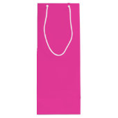 ドラゴンフルーツのピンク色の名前 ワインギフトバッグ (裏面)