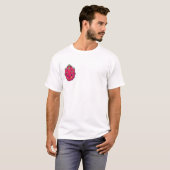 ドラゴンフルーツの可愛いキャラクター Tシャツ (正面フル)