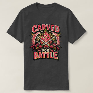 ドラゴンフルーツの決闘士 - 戦いのために彫られた Tシャツ