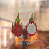 ドラゴンフルーツアニメイラストレーション ウィンドウサイン (シート2)