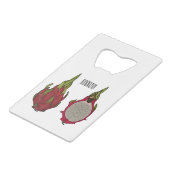 ドラゴンフルーツアニメイラストレーション クレジットカード栓抜き (裏面アングル)