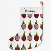 ドラゴンフルーツアニメイラストレーション スモールクリスマスストッキング (裏面)