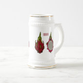 ドラゴンフルーツアニメイラストレーション ビールジョッキ (正面右)