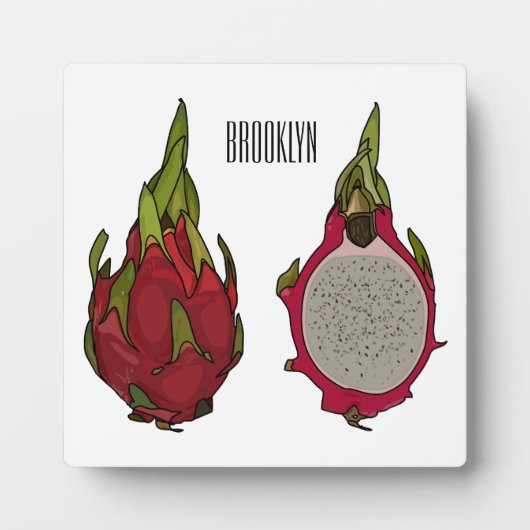 ドラゴンフルーツアニメイラストレーション フォトプラーク (正面)