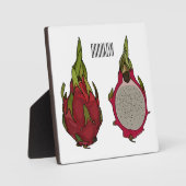 ドラゴンフルーツアニメイラストレーション フォトプラーク (正面)