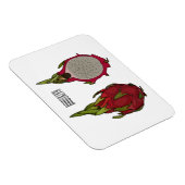 ドラゴンフルーツアニメイラストレーション マグネット (右側)