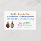 ドラゴンフルーツアニメイラストレーション 名刺 (正面)