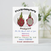 ドラゴンフルーツアニメイラストレーション 招待状 (スタンド正面)