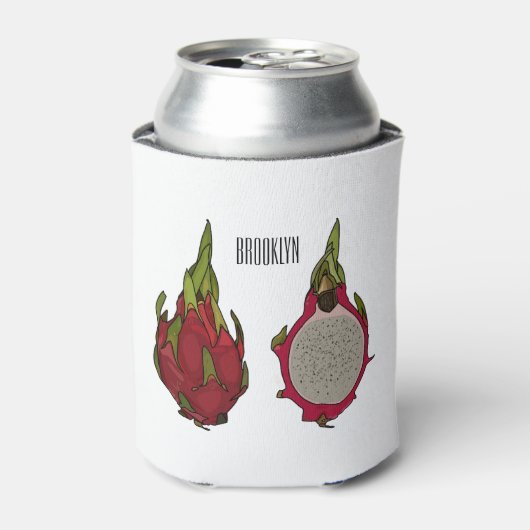 ドラゴンフルーツアニメイラストレーション 缶クーラー (缶正面)