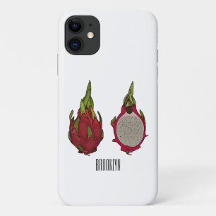 ドラゴンフルーツアニメイラストレーション iPhone 11 ケース