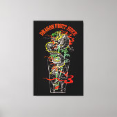 ドラゴンフルーツジュース キャンバスプリント (正面)