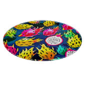 ドラゴンフルーツパターンアート カッティングボード (角)