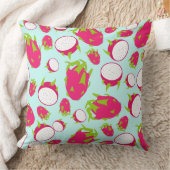 ドラゴンフルーツパターン クッション (ブランケット)