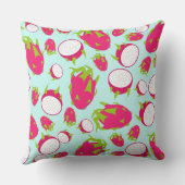 ドラゴンフルーツパターン クッション (裏面)