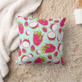 ドラゴンフルーツパターン クッション (ブランケット)