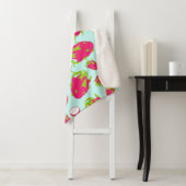 ドラゴンフルーツパターン シェルパブランケット (インサイチュ)