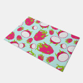 ドラゴンフルーツパターン ドアマット (アングル)