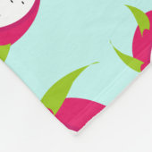 ドラゴンフルーツパターン フリースブランケット (角)