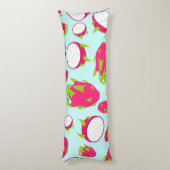 ドラゴンフルーツパターン ボディピロー (裏面 (縦))