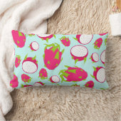 ドラゴンフルーツパターン ランバークッション (ブランケット)