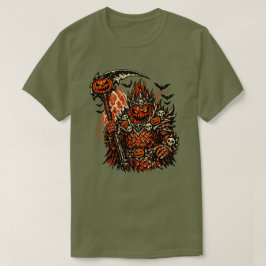ドラゴンフルーツ悪魔王ハロウィン — ダークレトロ Tシャツ