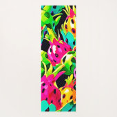 ドラゴンフルーツ鮮やかな模様 ヨガマット (裏面)