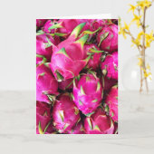 ドラゴンフルーツ カード (黄色い花)