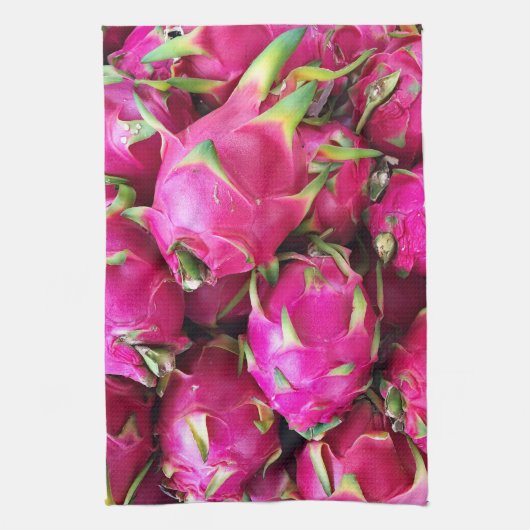 ドラゴンフルーツ キッチンタオル (縦)