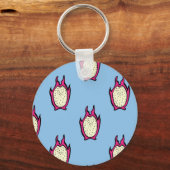 ドラゴンフルーツ：ヴィンテージインクスケッチ。 キーホルダー (正面)