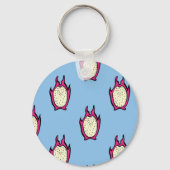 ドラゴンフルーツ：ヴィンテージインクスケッチ。 キーホルダー (裏面)