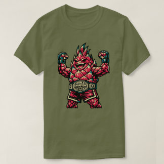 ドラゴンフルーツMMAチャンピオン — ヴィンテージ・レトロ・ファイター Tシャツ