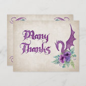 ドラゴンフローラ結婚ズ サンキューカード (正面/裏面)