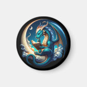 ドラゴンブックワーム読ムーンライトズT型 マグネット (正面)