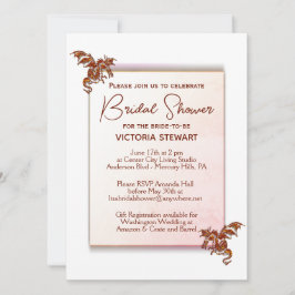 ドラゴンブライダルシャワー招待状 招待状