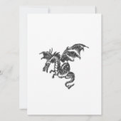 ドラゴンブライダルシャワー招待状 招待状 (裏面)