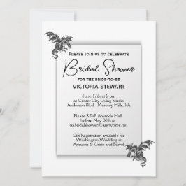 ドラゴンブライダルシャワー招待状 招待状