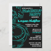 ドラゴンブラックアウトUVパーティの招待状 招待状 (正面)