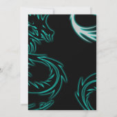 ドラゴンブラックアウトUVパーティの招待状 招待状 (裏面)