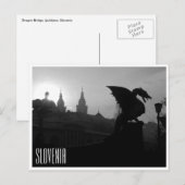 ドラゴンブリッジリュブリャナ ポストカード (正面/裏面)