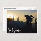 ドラゴンブリッジリュブリャナ ポストカード (正面/裏面)