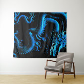ドラゴンブルー タペストリー (インサイチュ(横))