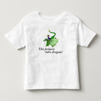 ドラゴンプリンセスの幼児シャツ、言葉、2T-4T トドラーTシャツ